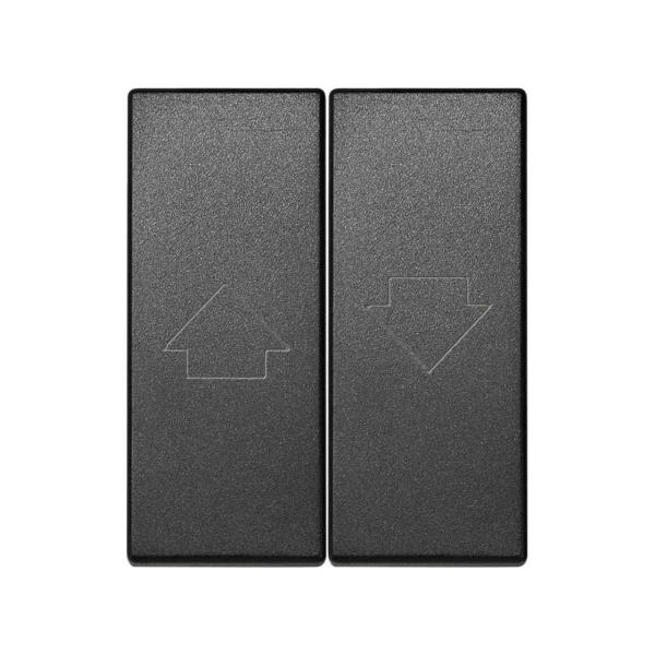 TECLA SIMON 82 CENTRALIZACIONES PARA PERSIANAS MÓDULO ANCHO GRAFITO