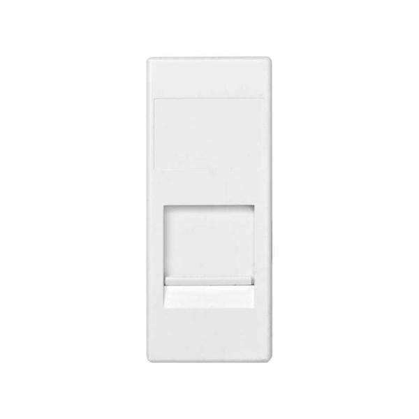 TAPA INFORMÁTICA UNIVERSAL SIMON 82 CENTRALIZACIONES CON 1 MÓDULO RJ45 BLANCO