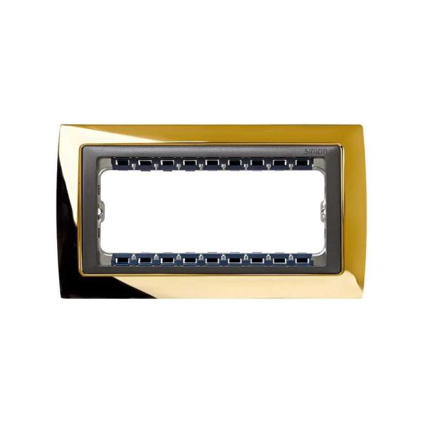 MARCO SIMON 82 CENTRALIZACIONES CON BASTIDOR Y 5 MÓDULOS ESTRECHOS ORO