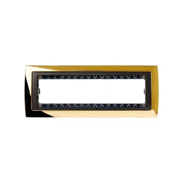 MARCO SIMON 82 CENTRALIZACIONES CON BASTIDOR Y 8 MÓDULOS ESTRECHOS ORO