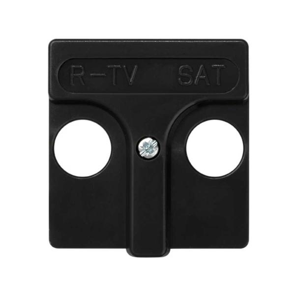 Placa para tomas inductivas de R-TV+SAT grafito Simon 27 Play