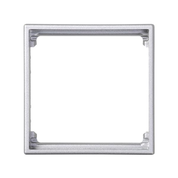 Placa adaptadora para mecanismos Simon K45 de 1 elemento aluminio Simon 500 Cima