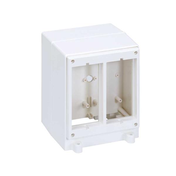 Torreta de plástico de 2 caras para 4 elementos por cara blanco Simon 500 Cima