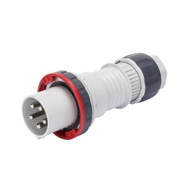 CLAVIJA MVIL RECTA HP 3P+T 125A 380-415V 50-60Hz 6h ROJO IP66/67/68/69