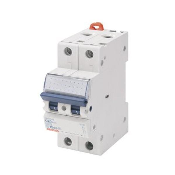 INTERRUPTOR MAGNETOTRMICO MT6 2P C16 6000A/6kA CON 2 MDULOS