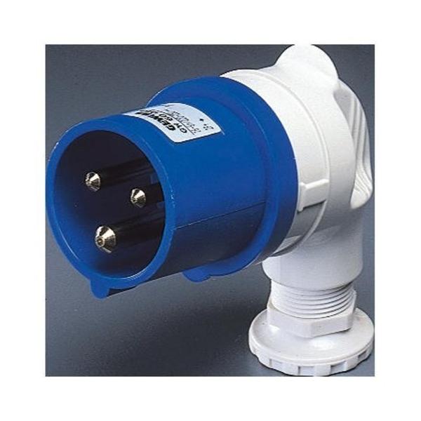 CLAVIJA 90 MVIL CONEXIONADO DE TORNILLO 2P+T 16A 200-250V 50-60Hz 6h AZUL IP44