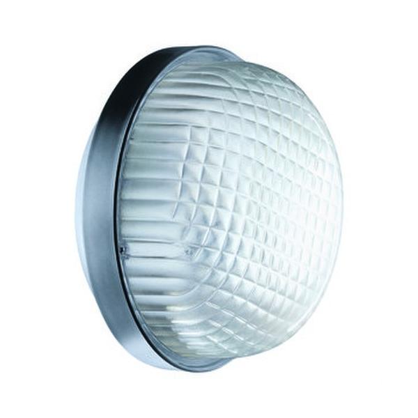 LUMINARIA BOLLA 200 60W E27 CLASE II GRIS RAL7035 IP55