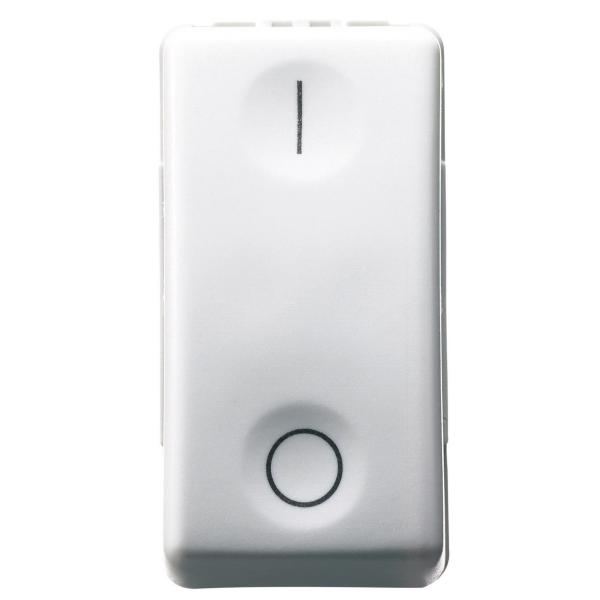 INTERRUPTOR 2P 250V AC DE 16AX 1 MDULO BLANCO