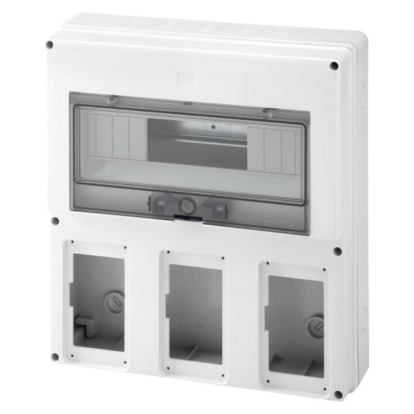 CAJA ESTANCA VERTICAL COMBICLOC PARA 3 BASES IP44/55