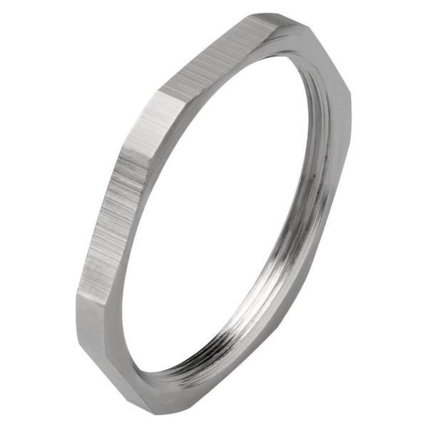 TUERCA DE FIJACIÓN EN LATÓN NIQUELADO M20