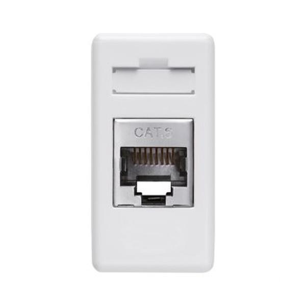 CONECTOR RJ45 FTP CATEGORÍA 5e 1 MÓDULO BLANCO