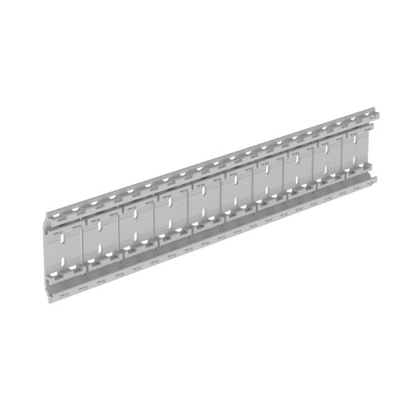 Base continua de ancho 100 mm Unex en U23X color gris