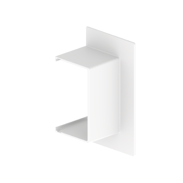 Pasamuros recto de 45x75 mm Unex en U24X color blanco