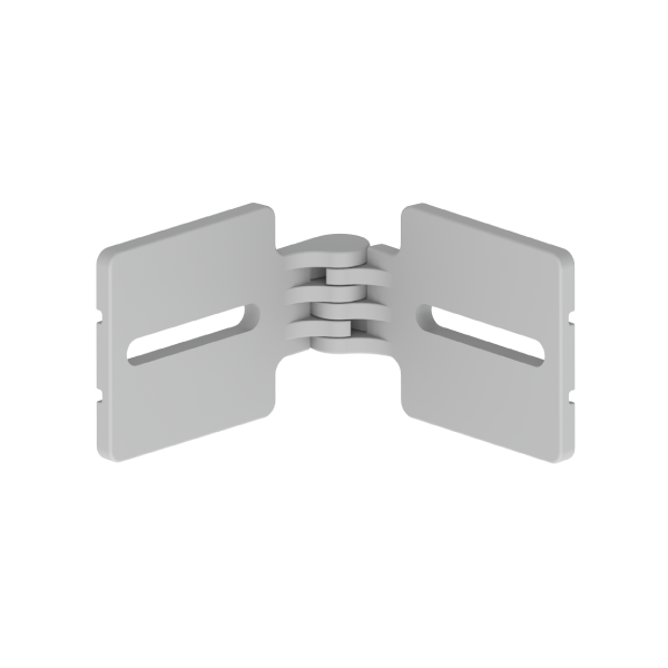 Bisagra horizontal de alto 85 mm Unex en U23X color gris