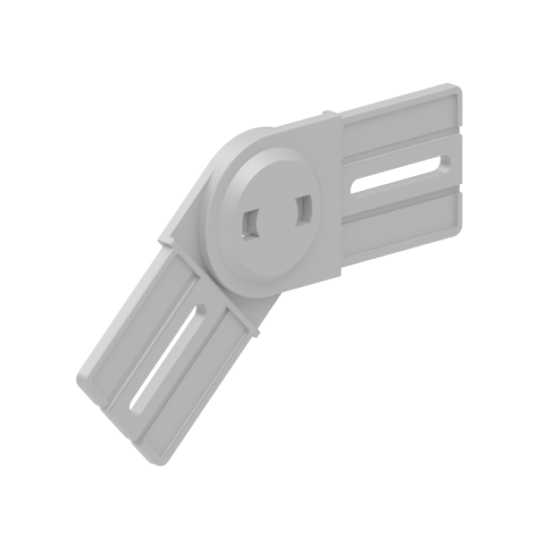 Bisagra vertical de alto 85 mm Unex en U23X color gris