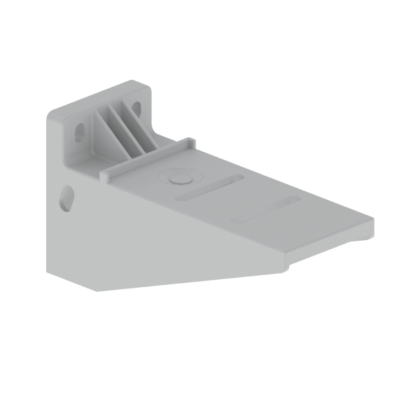 Soporte horizontal de 60x150 mm Unex en U23X color gris