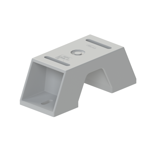 Soporte vertical de ancho 200 mm Unex en U23X color gris