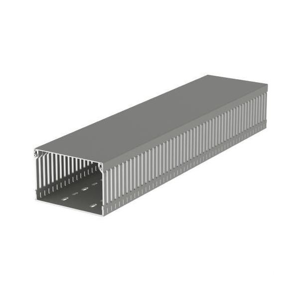 CANAL PARA CABLEADO 77 PVC-M1 80x120 U23X GRIS