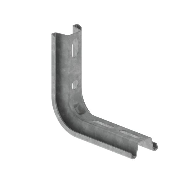Soporte Lde 60x100 mm Unex en acero sendzimir color gris