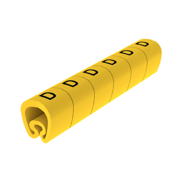 Señalizadores precortados D 2-5 mm Unex en PVC plastificado color amarillo