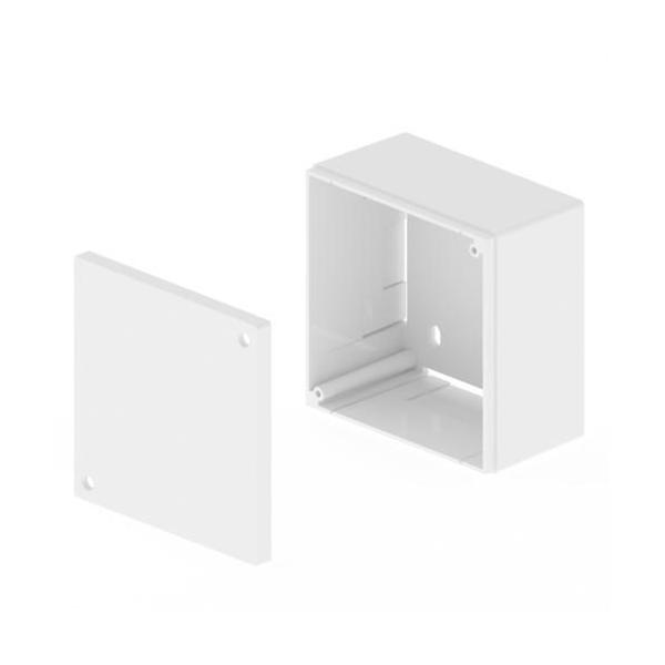 CAJA DERIVACIN ABS MOLDURA 78 U24X BLANCO NIEVE