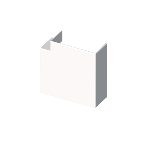Ángulo plano de 40x90 mm Unex en U24X color blanco