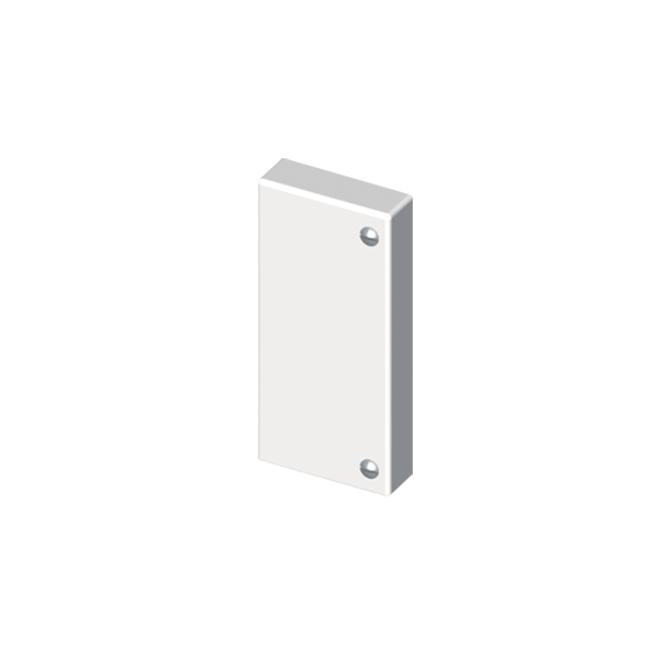 Tapa final de 60x150 mm Unex en U24X color blanco