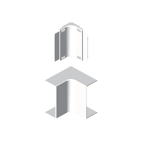 Angulo interior de 10x30 mm Unex en U24X color blanco