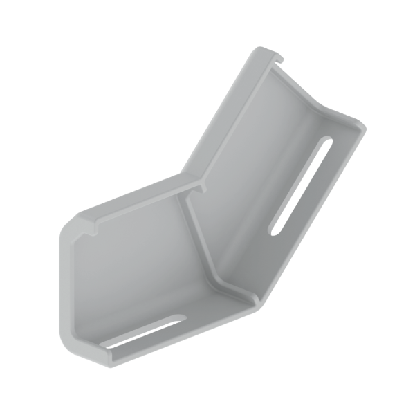 Cambio de nivel subida de alto 100 mm Unex en U23X color gris