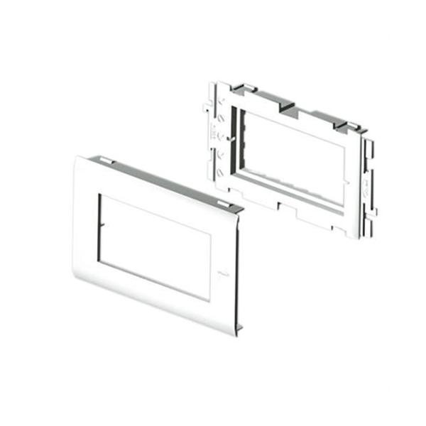 ADAPTADOR 93 4 MDULOS UNICA U24X ALUMINIO 65 PVC