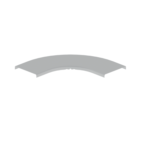 Tapa de curva plana 90° de 60x150 mm Unex en U23X color gris