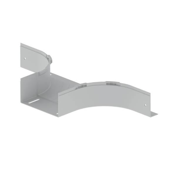 Derivación T de 100x200 mm Unex en U23X color gris