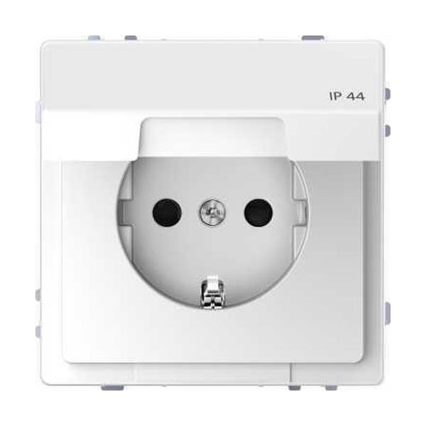 TOMA SCHUKO CPLTA.MEC.16A BL ÁRTICO PROT.IP44 D-LIFE P/INST.EMP.