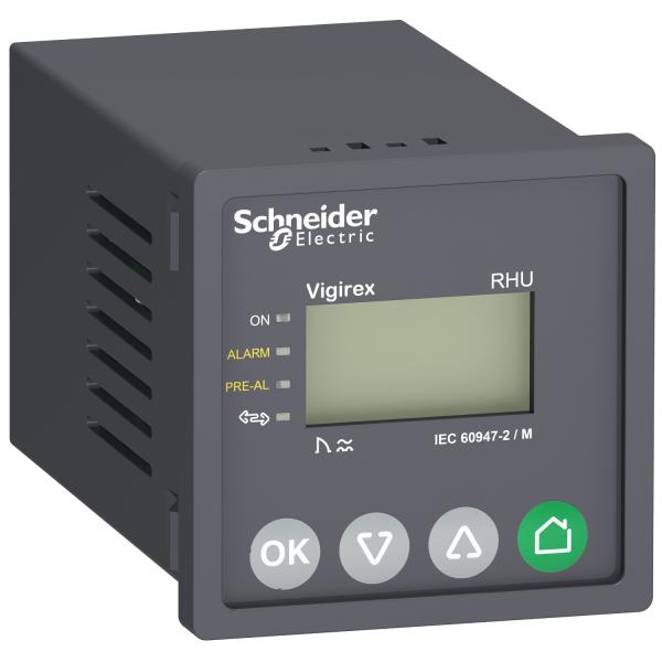 communicating residual current protection relay, RHU, 30m A to 30 A, 220 VAC to 240 VAC 50/60Hz