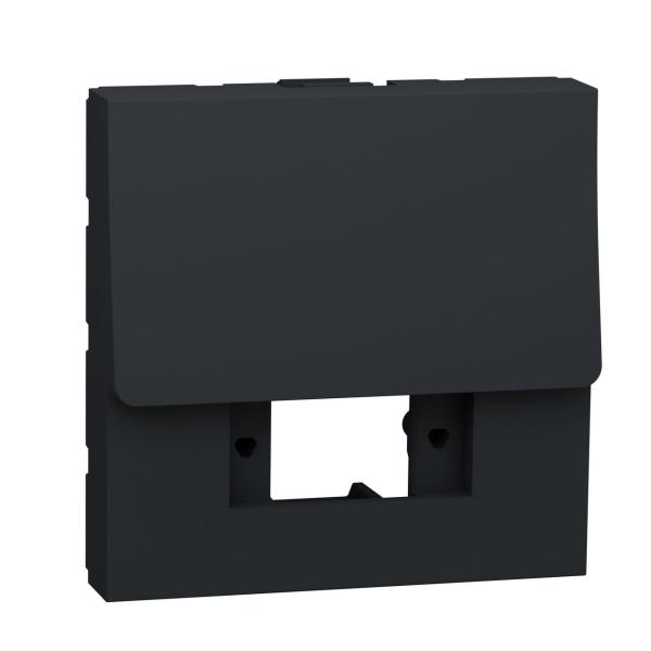 TAPA FIBRA ÓPTICA SIMPL/LC ANTRACITA