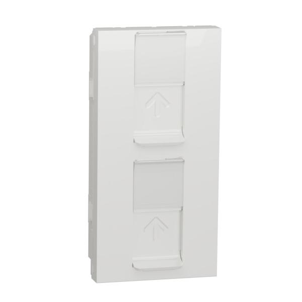 TAPA DOBLE RJ45 S-ONE POLAR