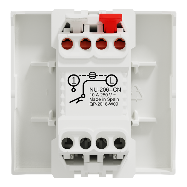 New Unica Pulsador 2 mod Timbre LED localiz Polar