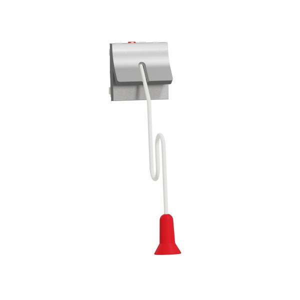 PULSADOR DE TIRADOR 2 MÓDULOS ALUMINIO