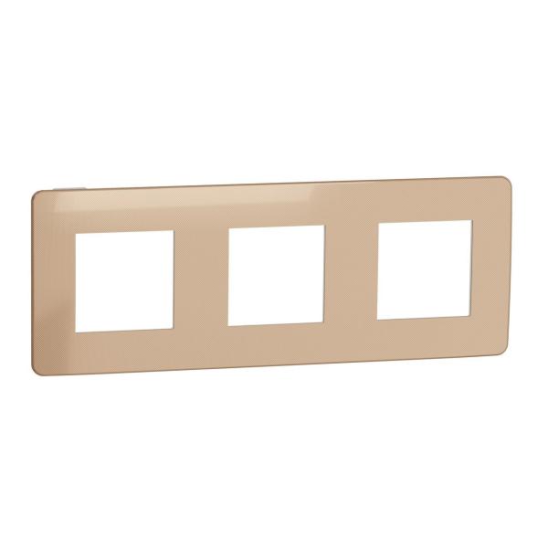 MARCO 3 ELEMENTOS STUDIO METAL COBRE BLANCO