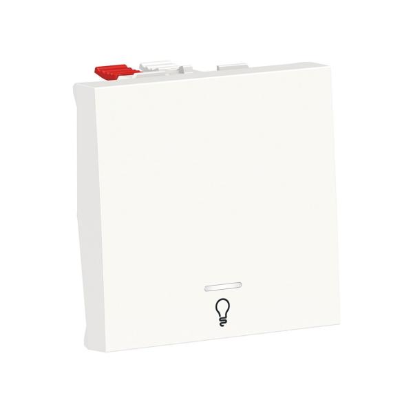 PULSADOR 2 MÓDULOS LUZ LED LOCALIZACIÓN POLAR