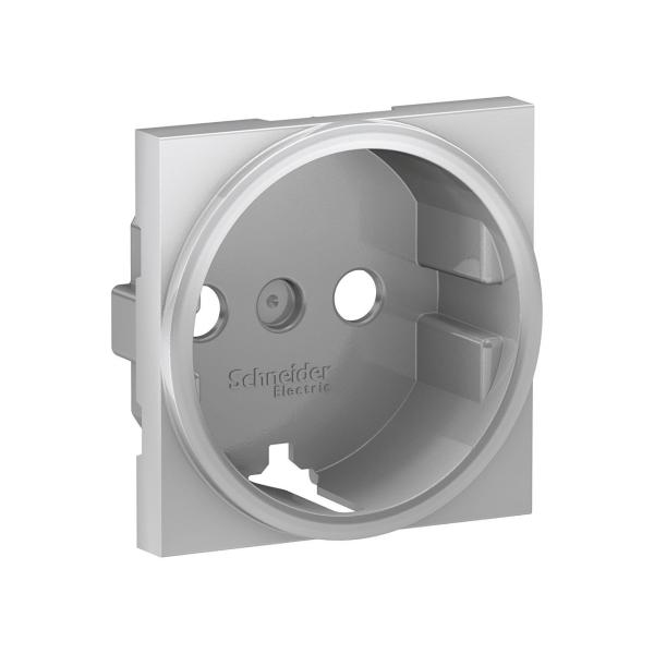 TAPA SCHUKO RECAMBIO SERIE ÚNICA ALUMINIO