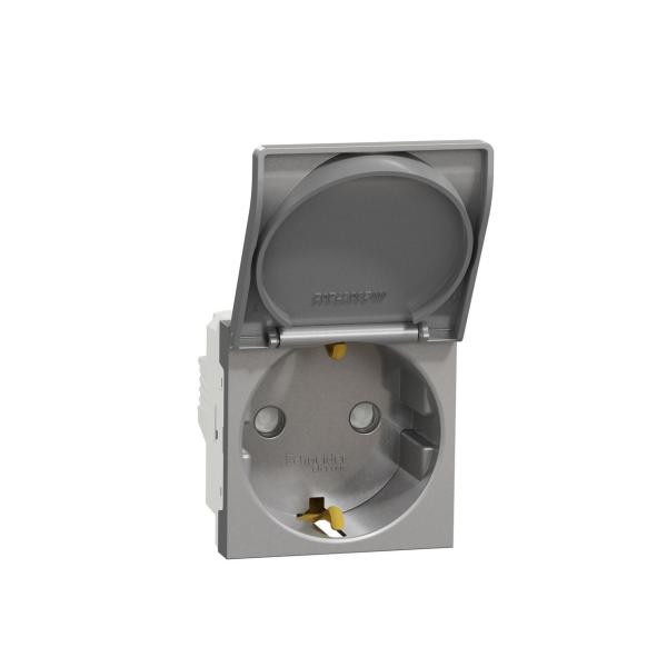 SCHUKO NU303730TA CON TAPA ALUMINIO