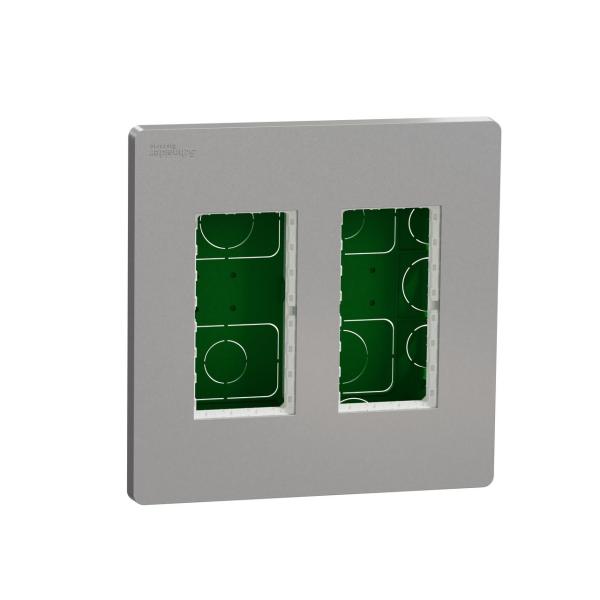 PUESTO DE TRABAJO 2 COLUMNAS EMPOTRAR ALUMINIO