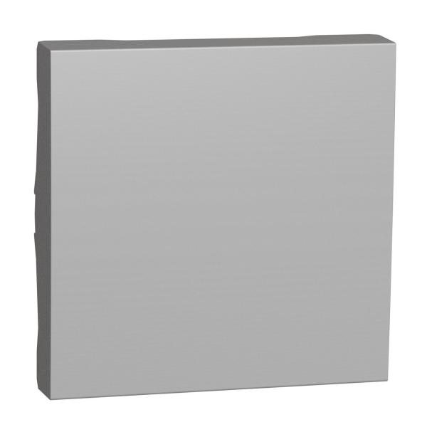 TECLA RECAMBIO SERIE ÚNICA 2 MÓDULOS ALUMINIO