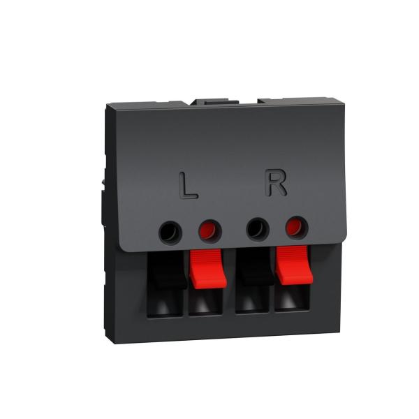 TOMA ALTAVOZ 2 MODULOS ANTRACITA