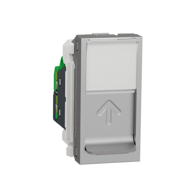 TOMA RJ45 CATEGORÍA 5e UTP 1 MODULO ALUMINIO