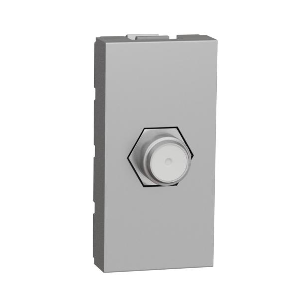 TOMA TV/SAT TIPO-F 1 MODULO ALUMINIO