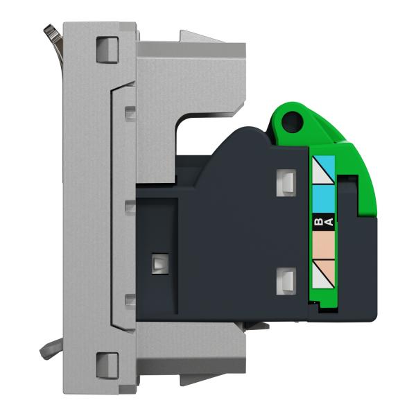 New Unica Toma RJ45 cat.6 UTP 1 mod. Aluminio