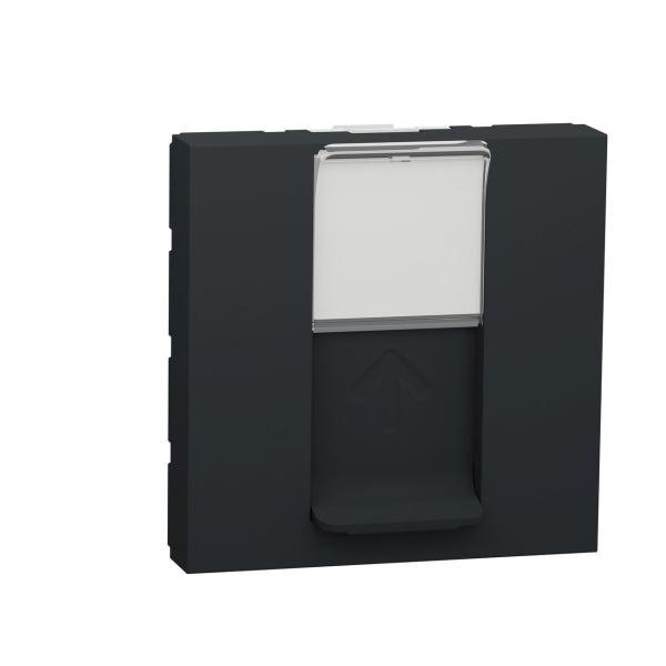 TOMA RJ45 CATEGORÍA 6 STP 2 MÓDULOS ANTRACITA