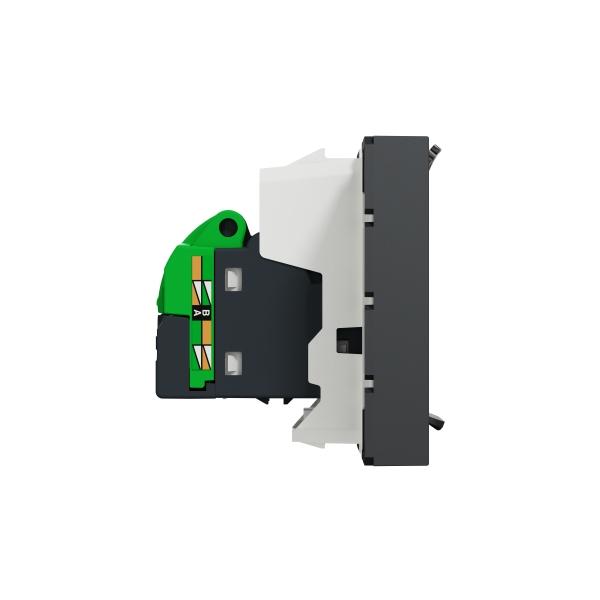 New Unica Toma RJ45 cat.5e UTP 2 mod. Antracita